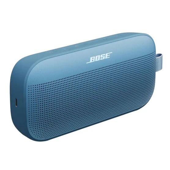 Angle. Bose - SoundLink Flex SE Gen 2 Portable Waterproof Bluetooth Speaker - Blue.