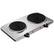 Alt View 19. Costway - 1800W Double Hot Plate Electric Countertop Burner Stainless Steel 5 Power Levels - Silver.