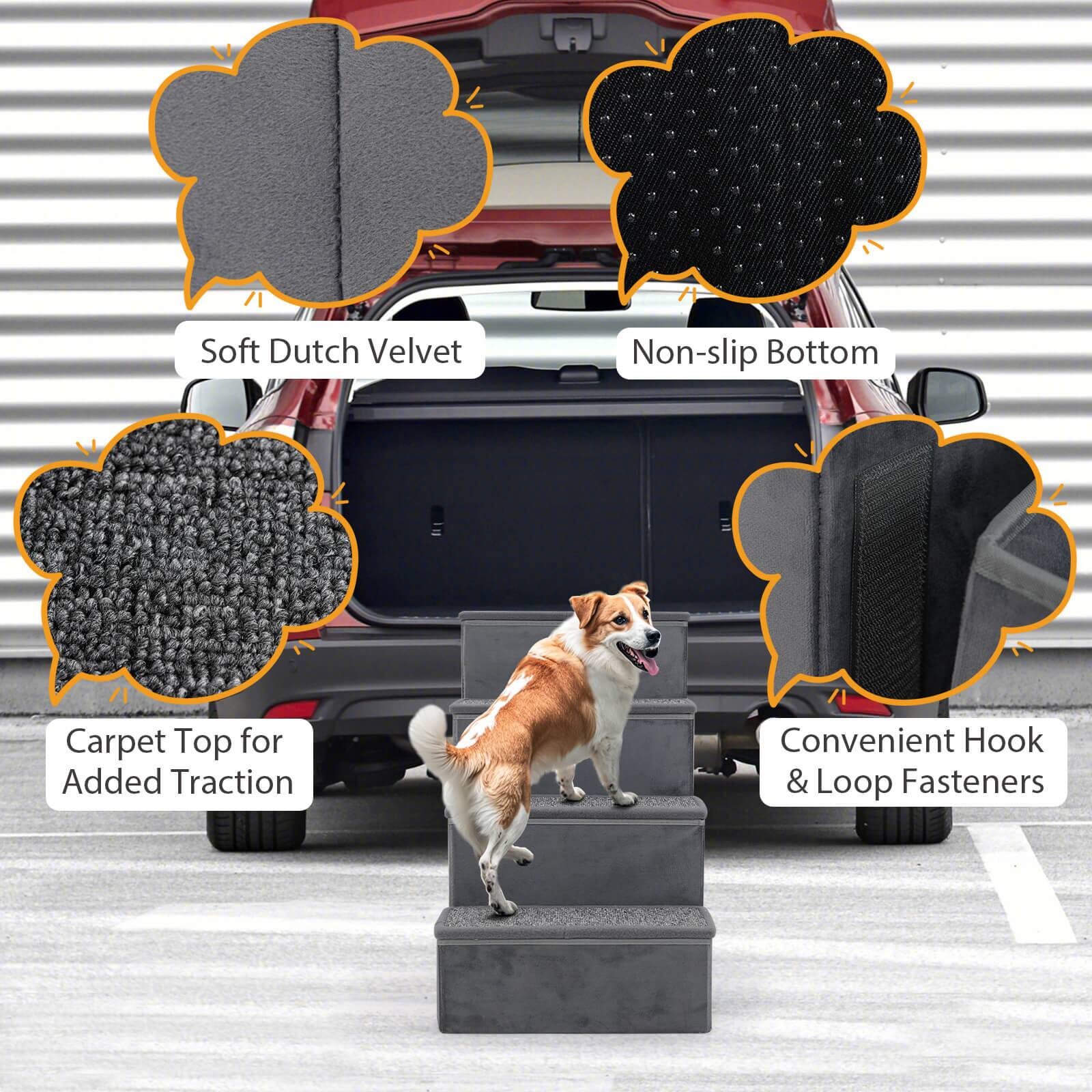 - Soft Dutch Velvet
- Non-slip Bottom
- Carpet Top for Added Traction
- Convenient Hook & Loop Fasteners