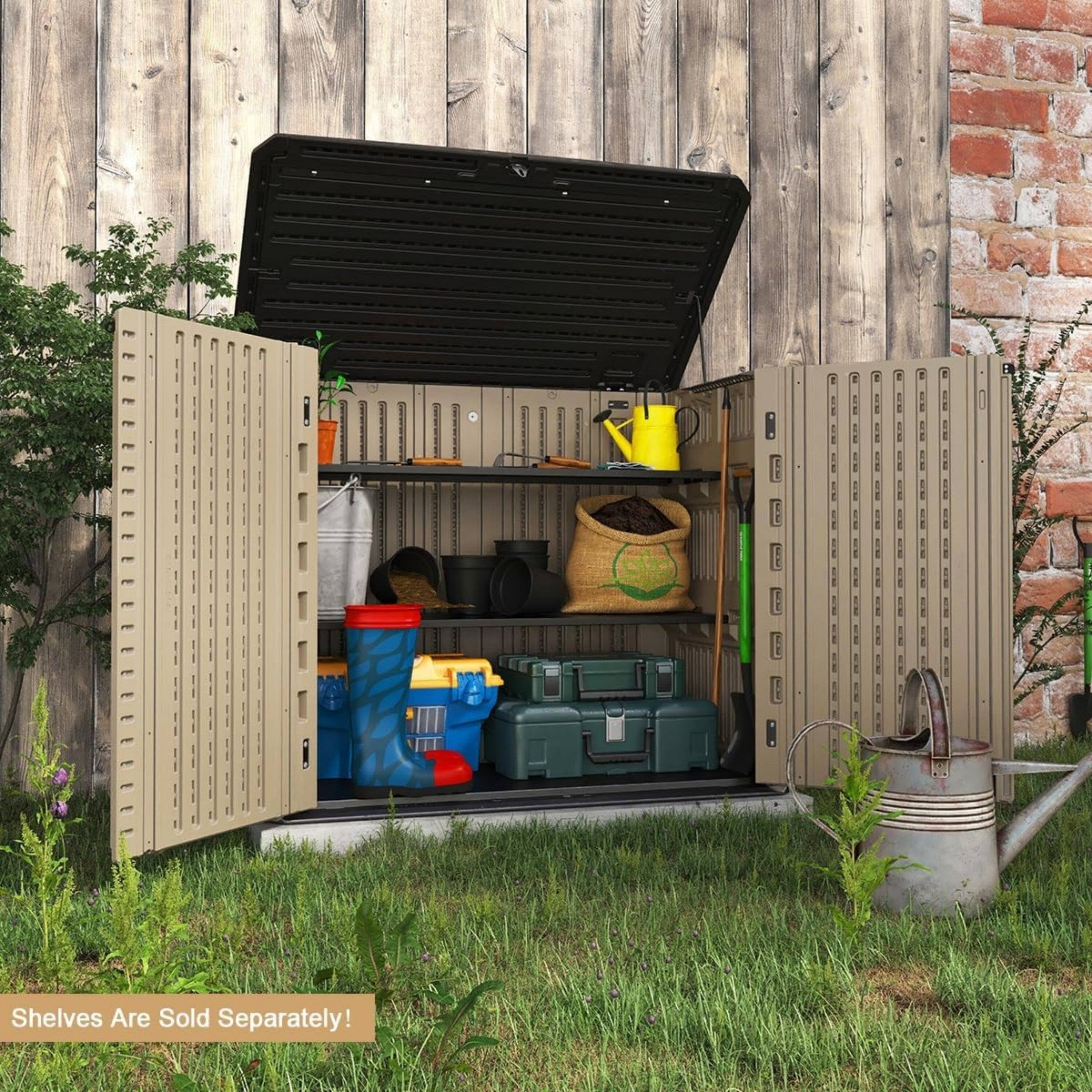 Shelves Are Sold Separately!