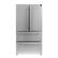 Front. Forno Appliances - 36 in. Wide Moena 19.2 Cu. Ft. French Door Refrigerator - Stainless Steel.