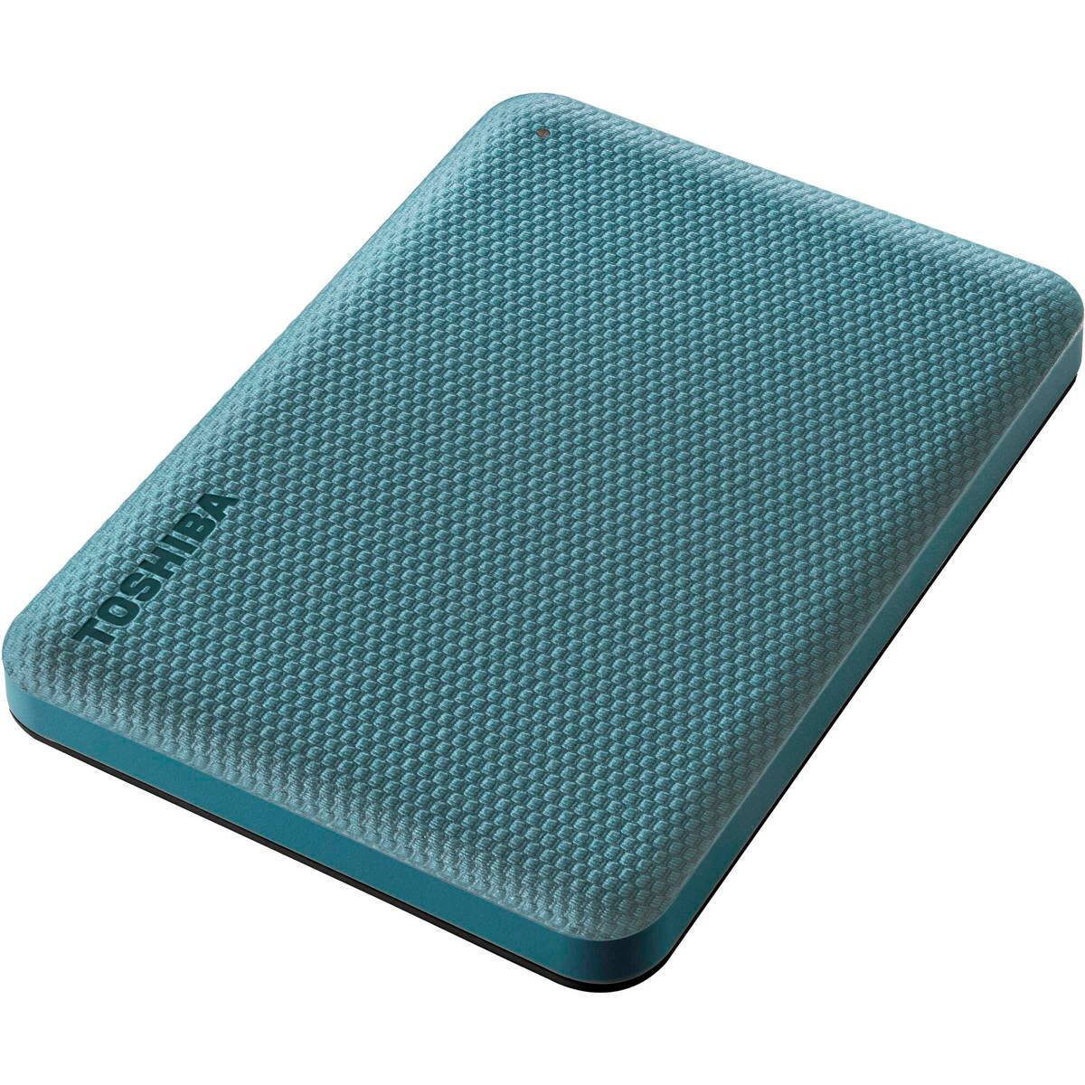 Alt View 6. Toshiba - Toshiba Canvio Advance 2TB USB 3.2 Gen 1 Portable Hard Drive, Green - Green.