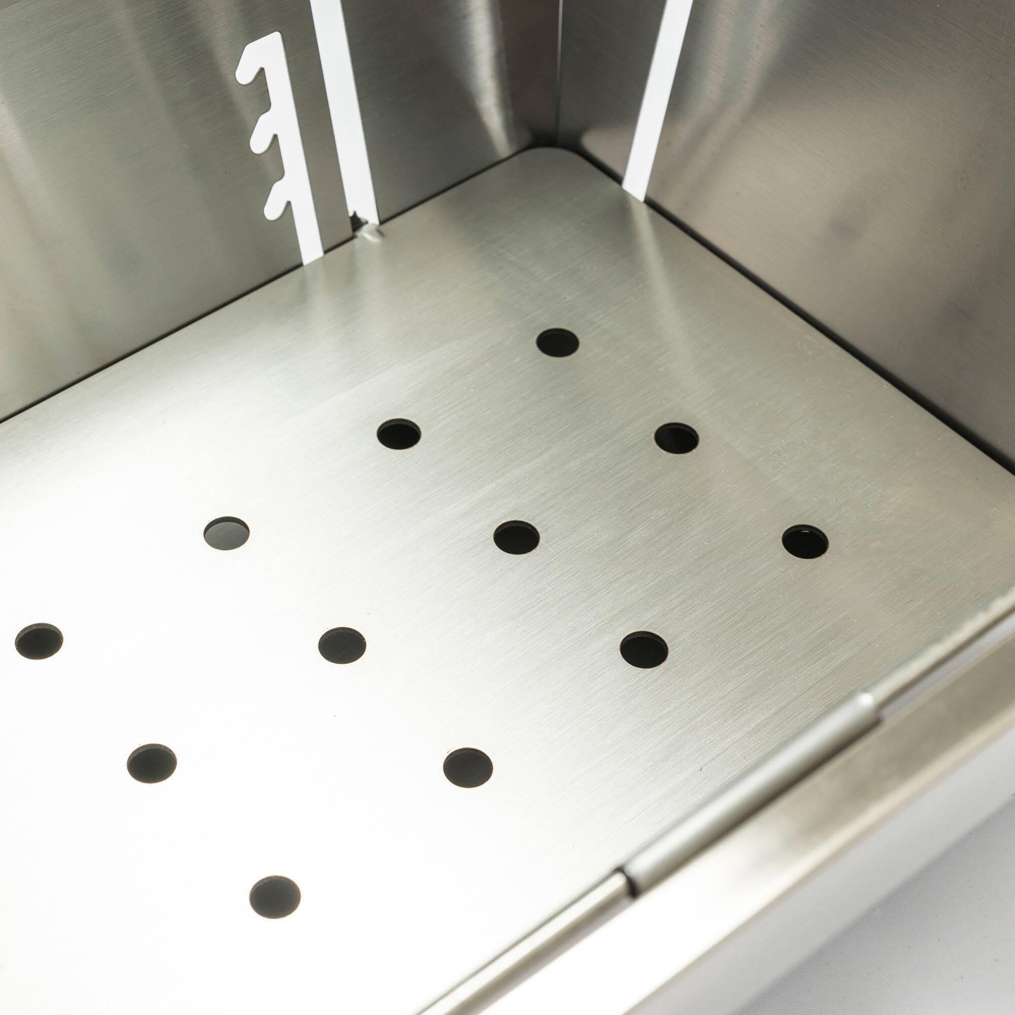 Alt View 7. Boyel Living - Foldable Portable Stainless Steel Charcoal BBQ Grill - Silver.