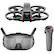 Front. DJI - Avata 2 Fly Smart Combo (Single Battery) - FPV Drone, 155° FOV, Propeller Guard - Goggles N3 & RC Motion 3 Include.