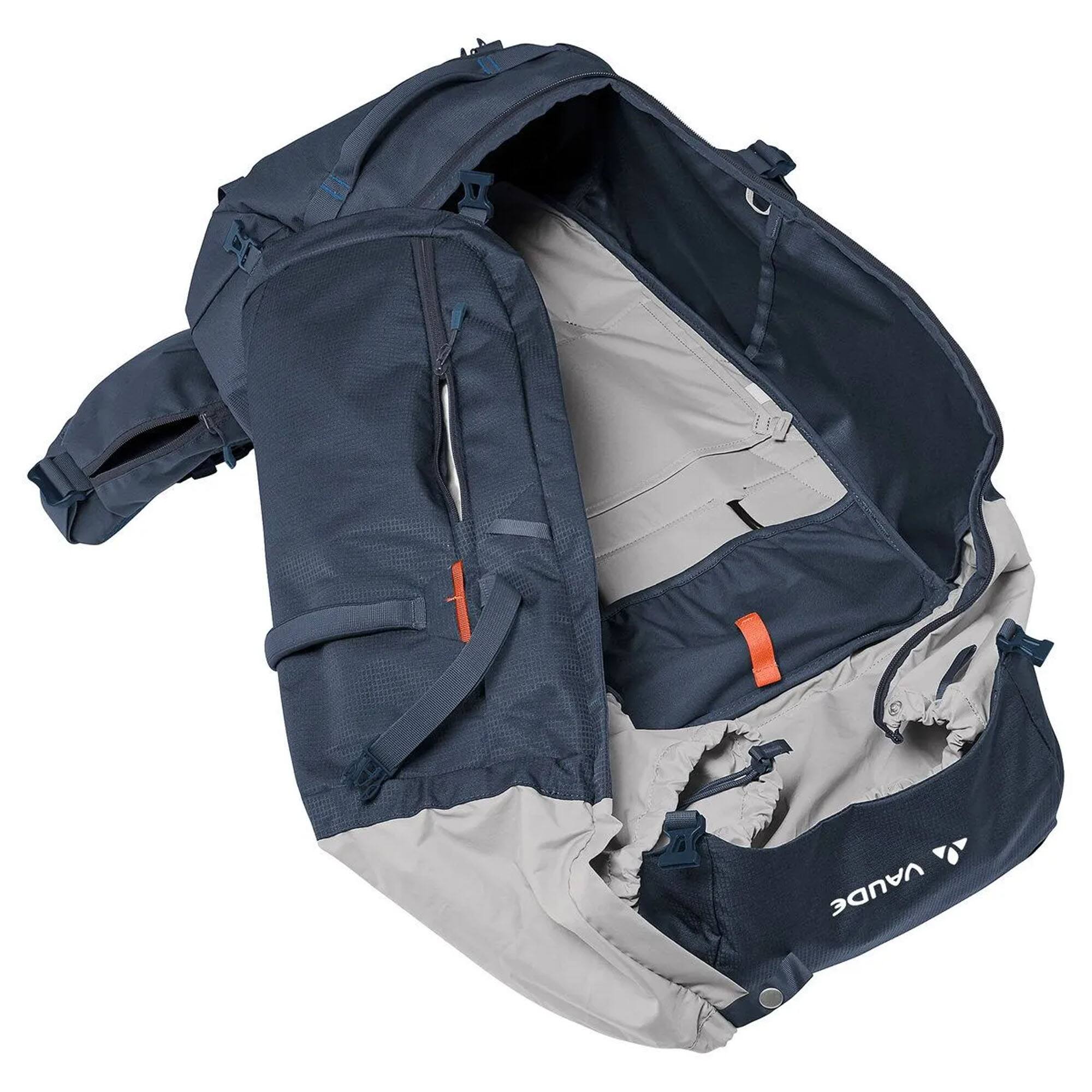 Alt View 3. VAUDE - Vaude Women's Astrum EVO 55+10 Trekking Backpack - Eclipse - Eclipse.