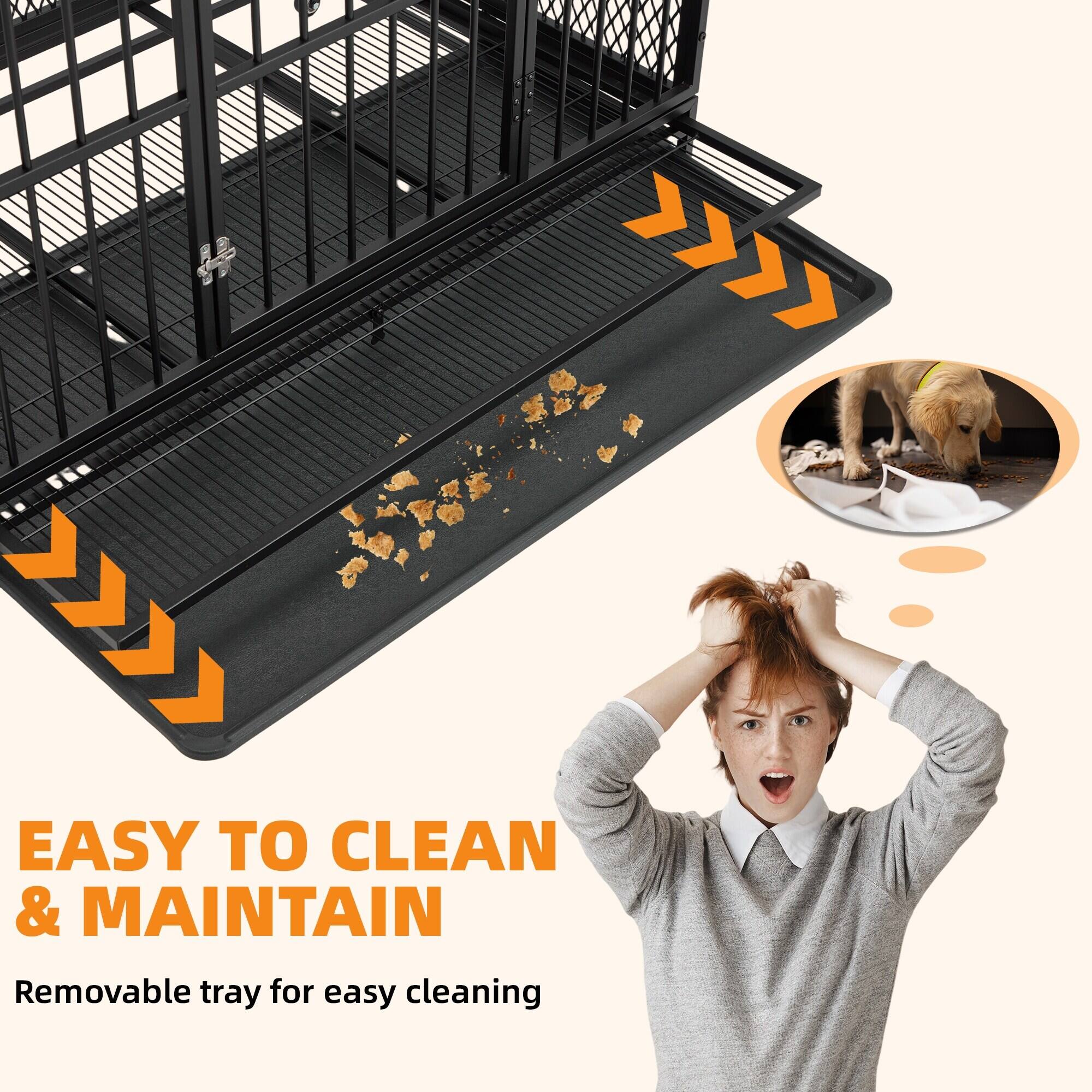 EASY TO CLEAN & MAINTAIN  
Removable tray for easy cleaning