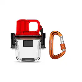 Garmin - inReach Mini 3 Satellite Communicator Dive Case with Heavy Duty Carabiner - Red