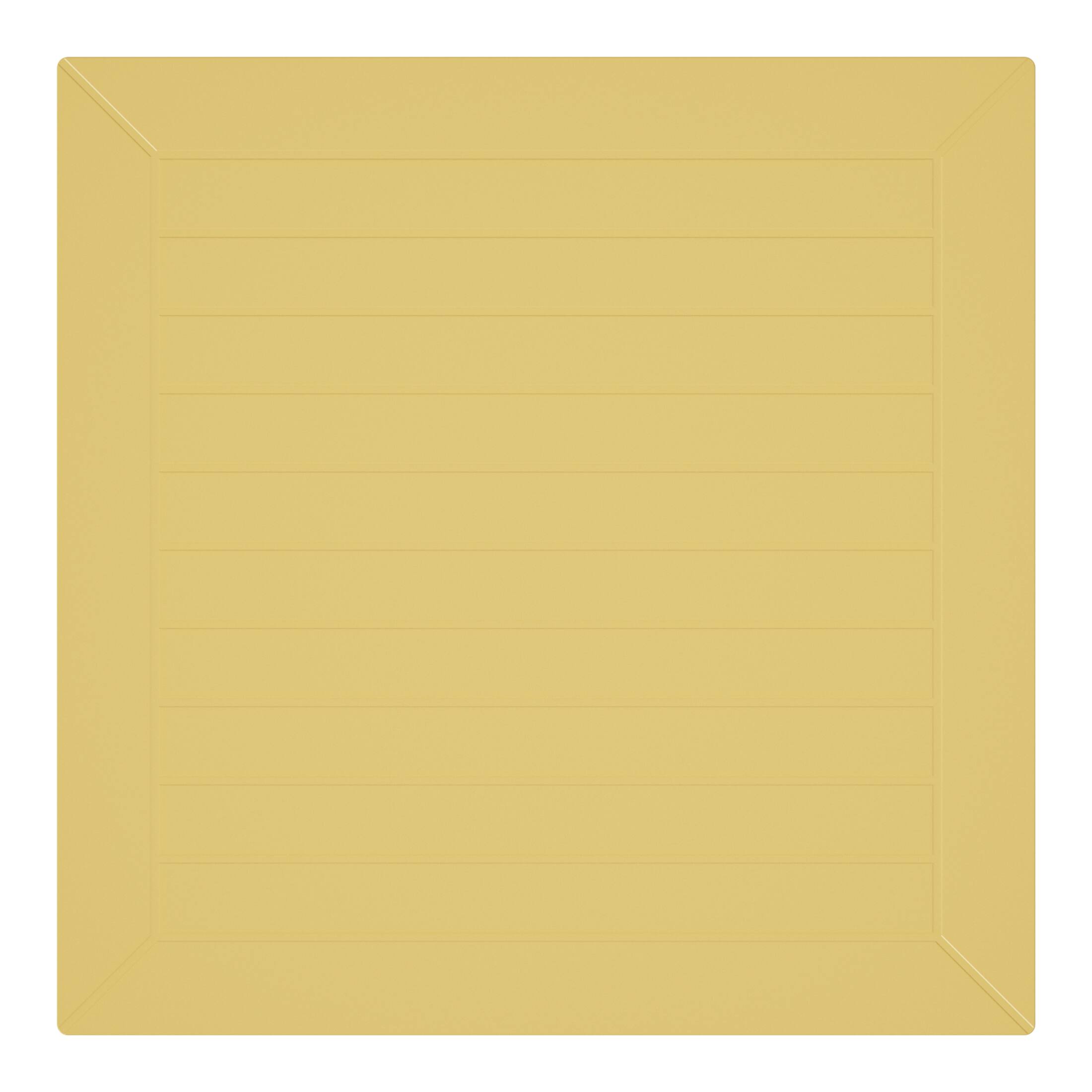 Alt View 2. WestinTrends - WestinTrends Playa 31.5" Square Outdoor Plastic Resin Patio Dining Table for 4 - Yellow.