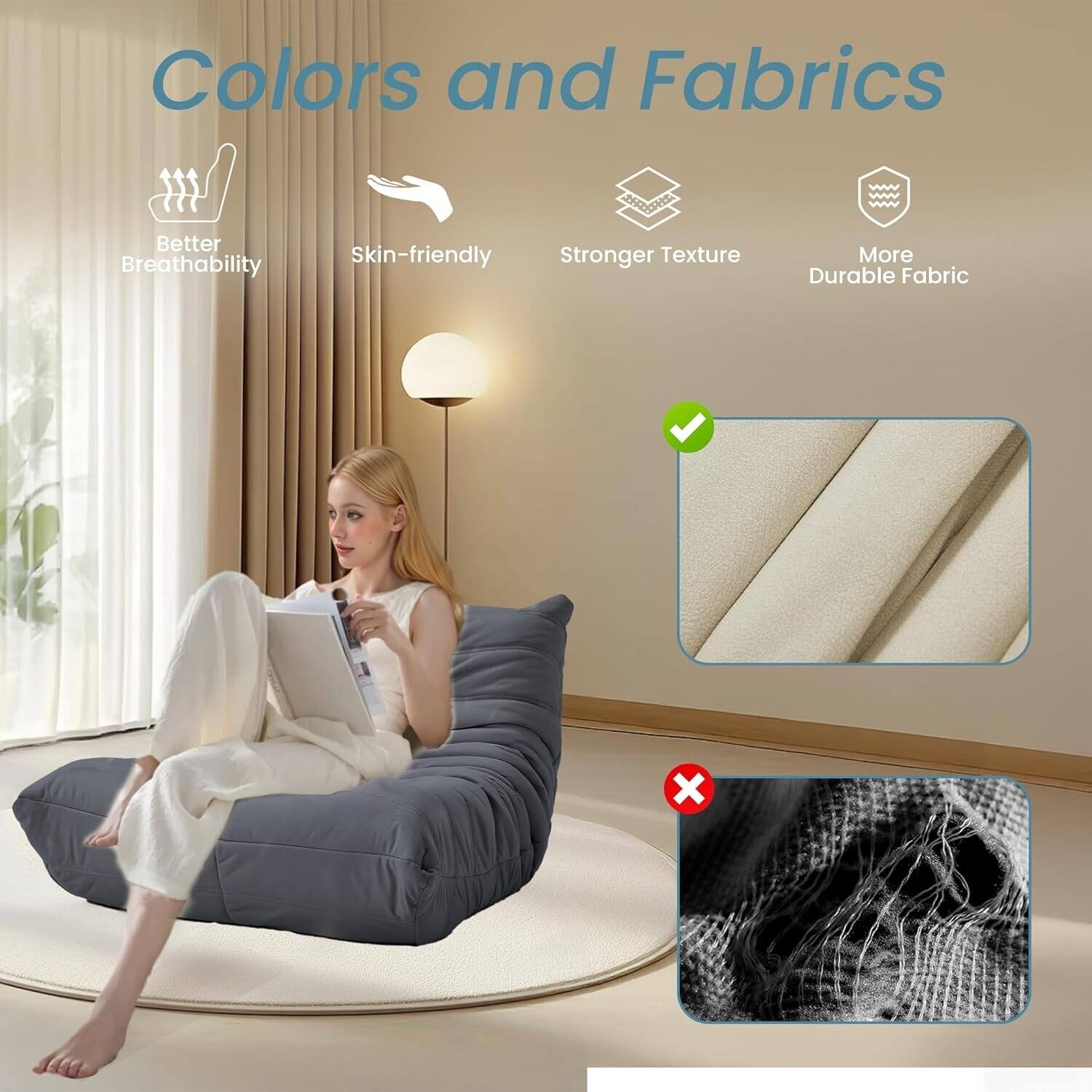 Colors and Fabrics

- Better Breathability
- Skin-friendly
- Stronger Texture
- More Durable Fabric