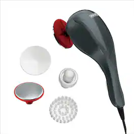 Wahl - 2-Speed Handheld Heat Therapy Therapeutic Full-Body Massager - Gray