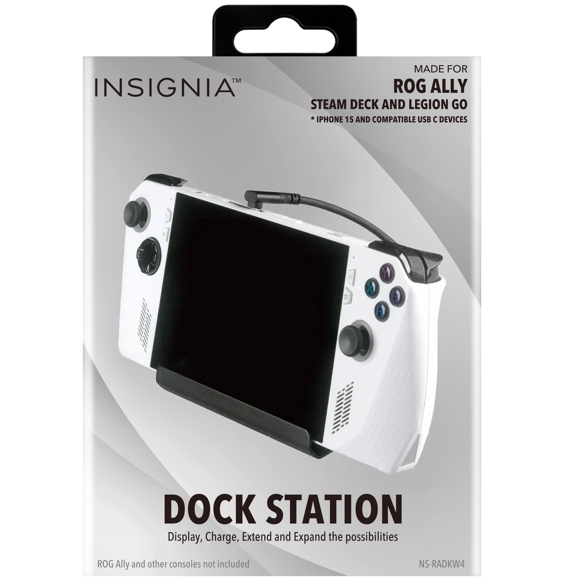 Alt View 16. Insignia™ - Rog Ally Docking Station.