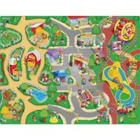 TCG Toys - Imaginmat: Jumbo - Fisher Price - Floor Playmat & 2 Toy Cars, 47 x 61",Ages 3+ - Front_Zoom