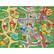 Front. TCG Toys - Imaginmat: Jumbo - Fisher Price - Floor Playmat & 2 Toy Cars, 47 x 61",Ages 3+.