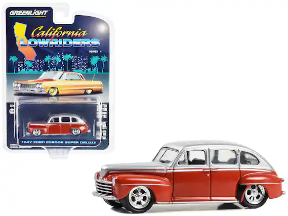 GREENLIGHT collectibles
California LOWRIDERS
SERIES 4
1:64
14+
1947 FORD FORDOR SUPER DELUXE
Contents: 1 Limited Edition Car