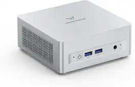Minisforum - UM870 Slim Mini Desktop PC, AMD Ryzen 7 8745H, 16 GB RAM, 512 GB SSD Storage - Silver