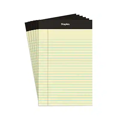 Paper Notepad Staples Staples Notepads, 5
