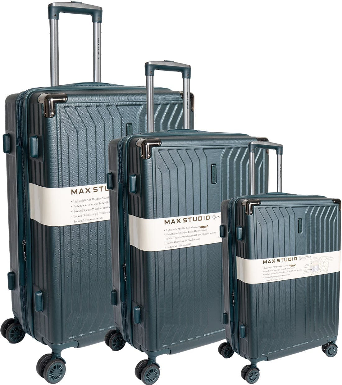 Max Studio 3 Piece Edin Expandable Lightweight Double Spinner