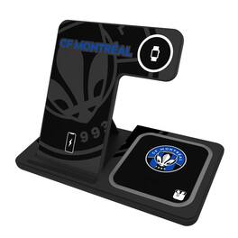 Keyscaper - CF Montreal 3-in-1 Monocolor Tilt Design Charging Station - Multicolor