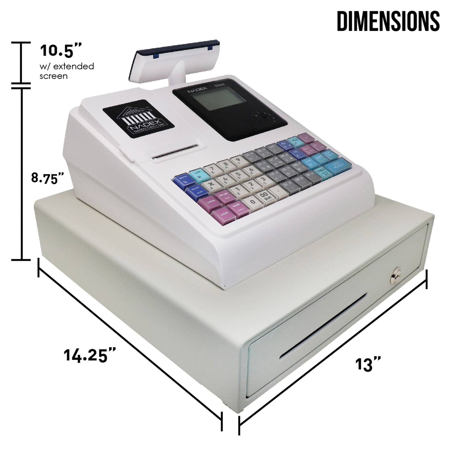 CR360 Thermal Print Electronic Cash Register NXTE-1379 - Best Buy