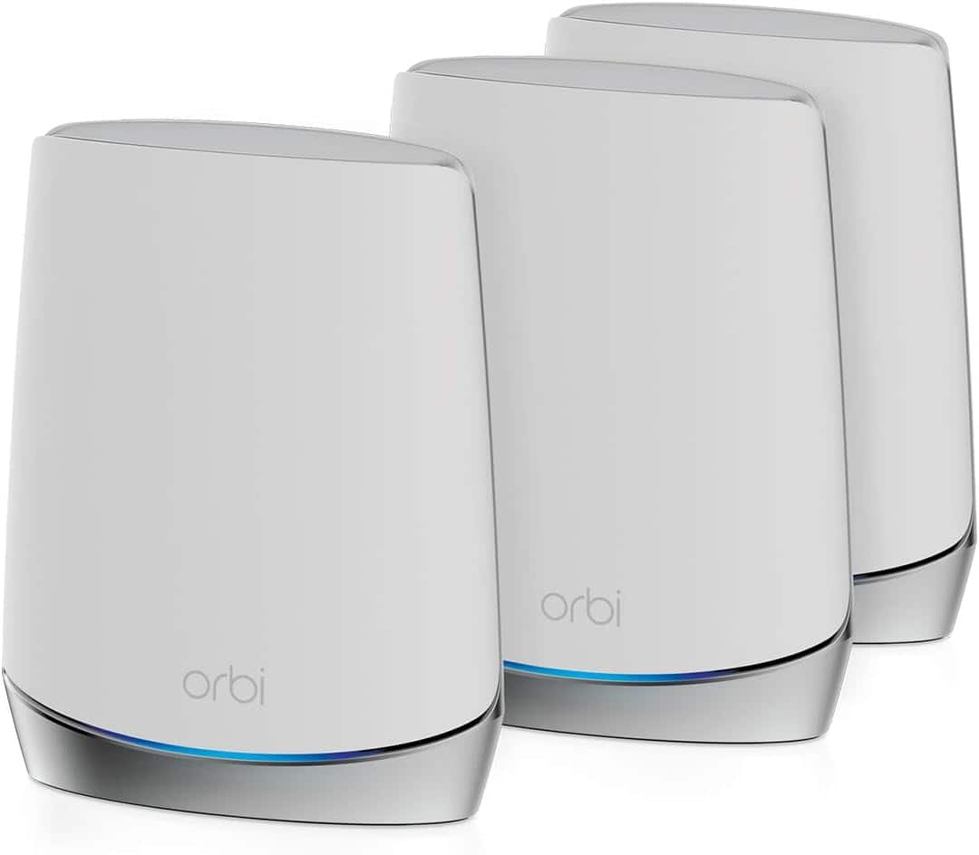 NETGEAR Orbi 750 Series AX4200 Tri Band Mesh Wi Fi 6 System (3