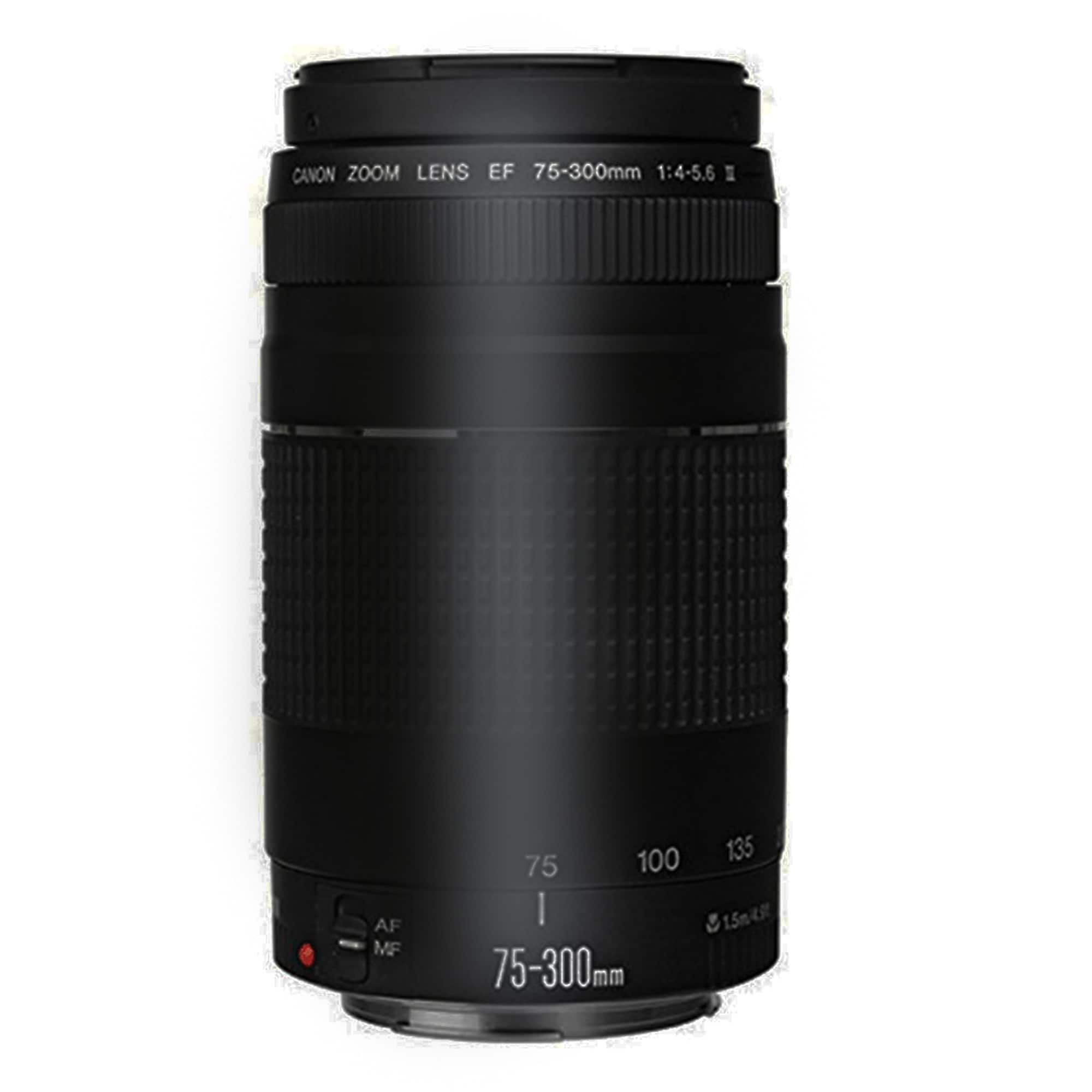 EF 75 300mm Autofocus Lens Bundle Canon EOS Rebel T6 T6i 70D 80D