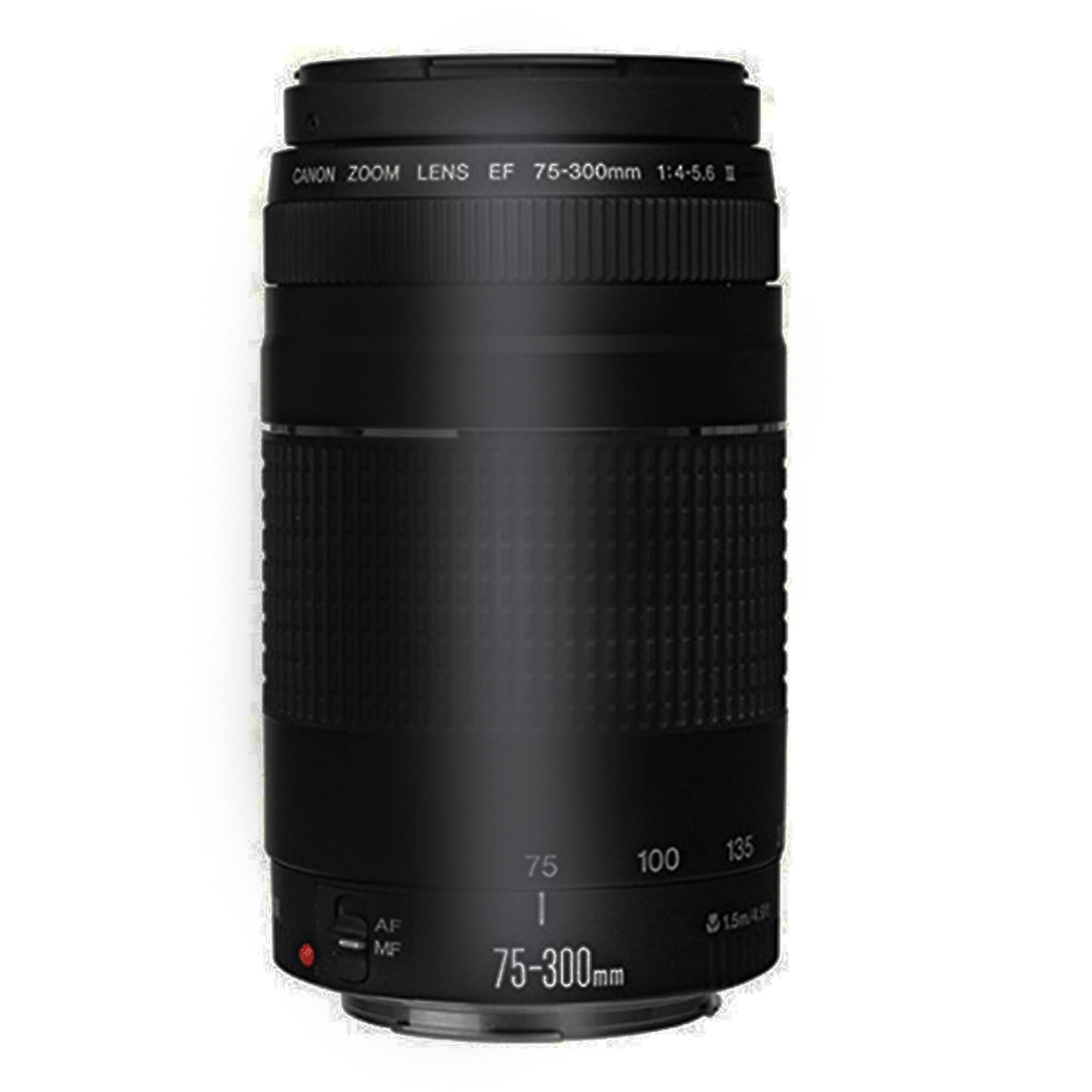 CANON ZOOM LENS EF 75-300mm 1:4-5.6 I AF MF  
75-300mm  
1:4-5.6  
75 100 135  
15m4