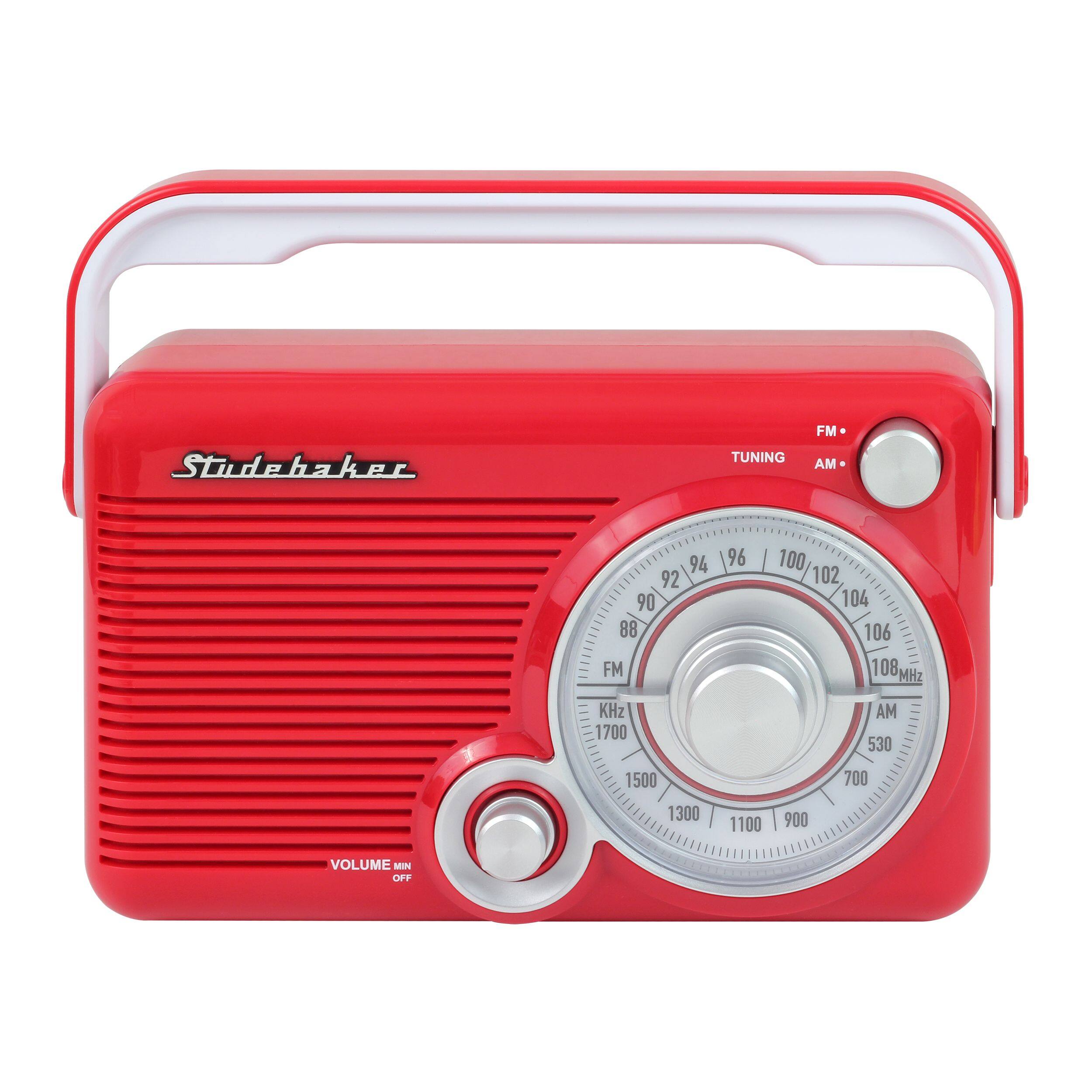Studebaker TUNING FM AM 94 92 90 88 FM 96 100 102 104 106 108 MHz KHz 1700 AM 530 1500 700 1300 1100 900 VOLUME MIN OFF