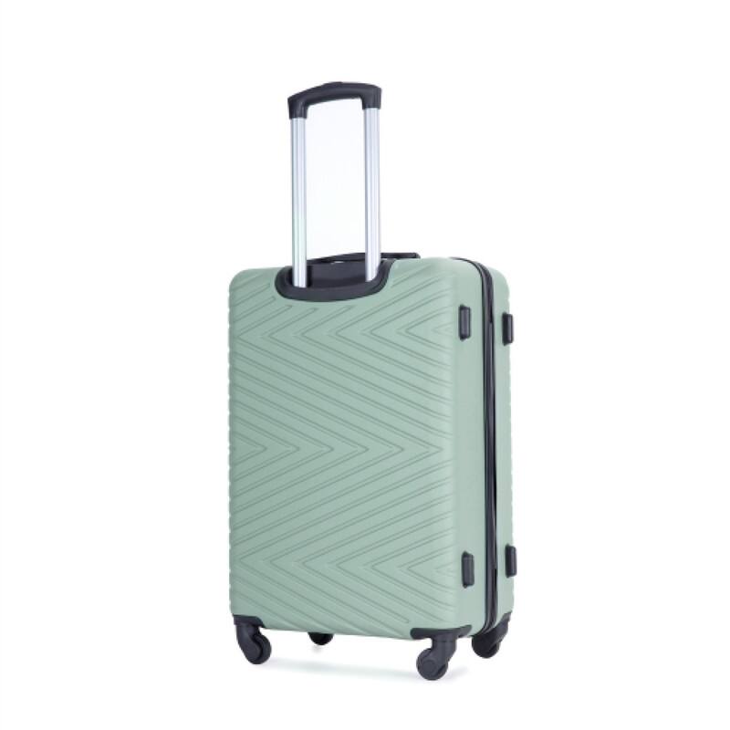 Alt View 2. HTUTWOO - Luggage 4-Piece ABS Lightweight Suitcase with Rotating Wheels - 16/20/24/28 Inch, TSA Lock - Olive Green.