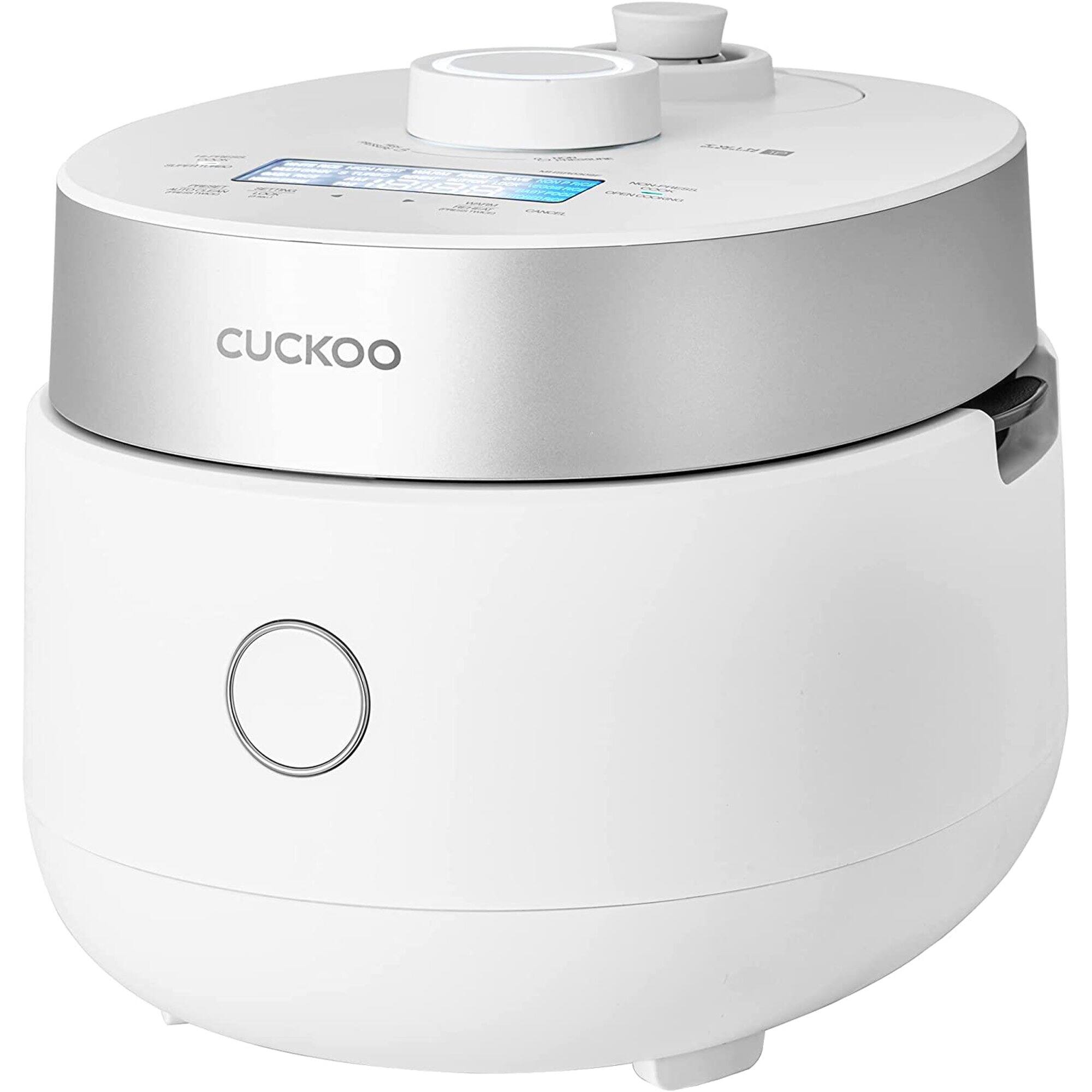 Angle. Cuckoo - 3-Cup IH Twin Pressure Rice Cooker - CRP-MHTR0309F - White.