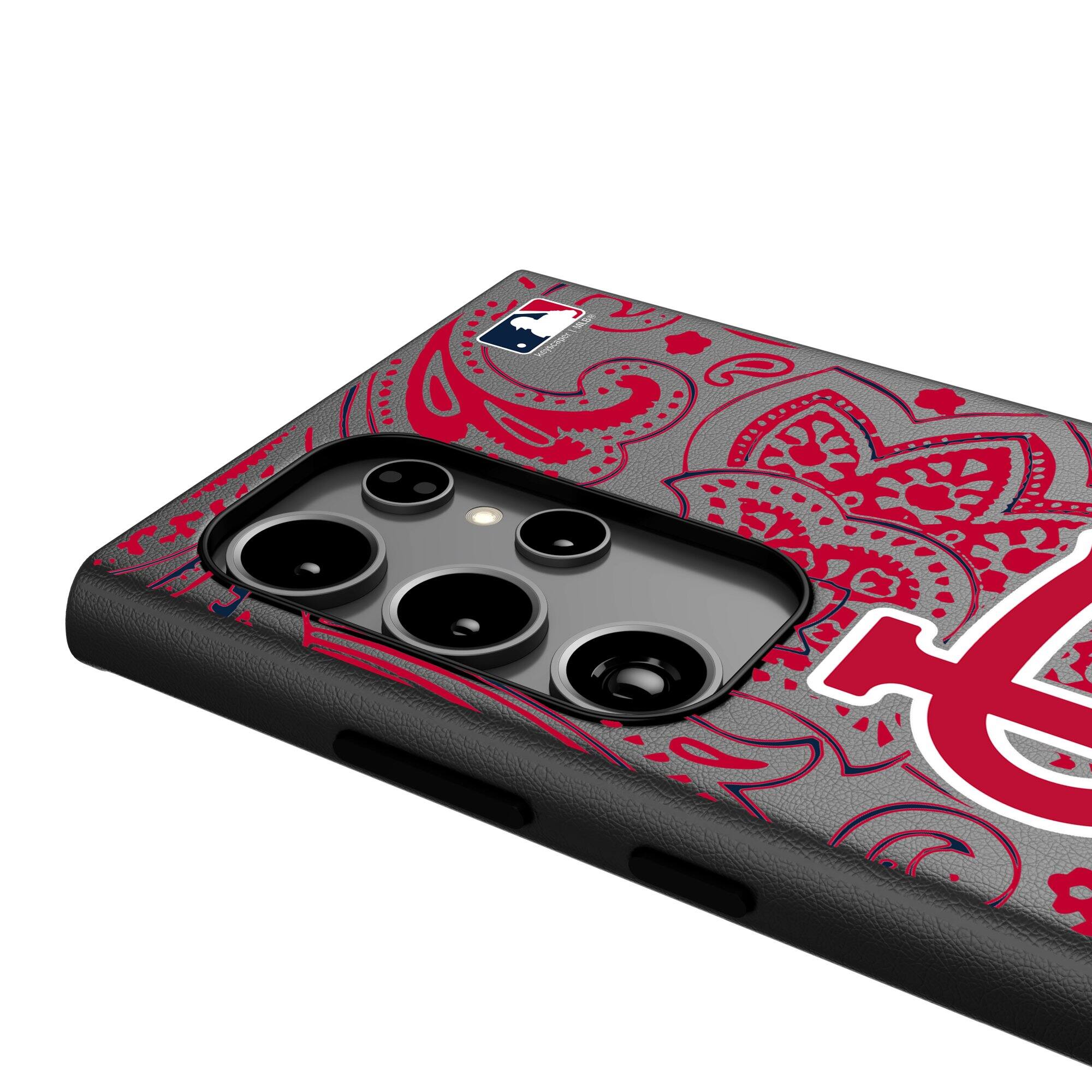 Alt View 3. Keyscaper - Paisley Galaxy Magnetic Bump Case - S25 Ultra - Black.
