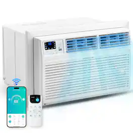 Winado - 8000 BTU Through the Wall Air Conditioner with APP & Remote Control, 3-in-1 Wall AC Unit, Dehumidifier & Fan with Timer - White