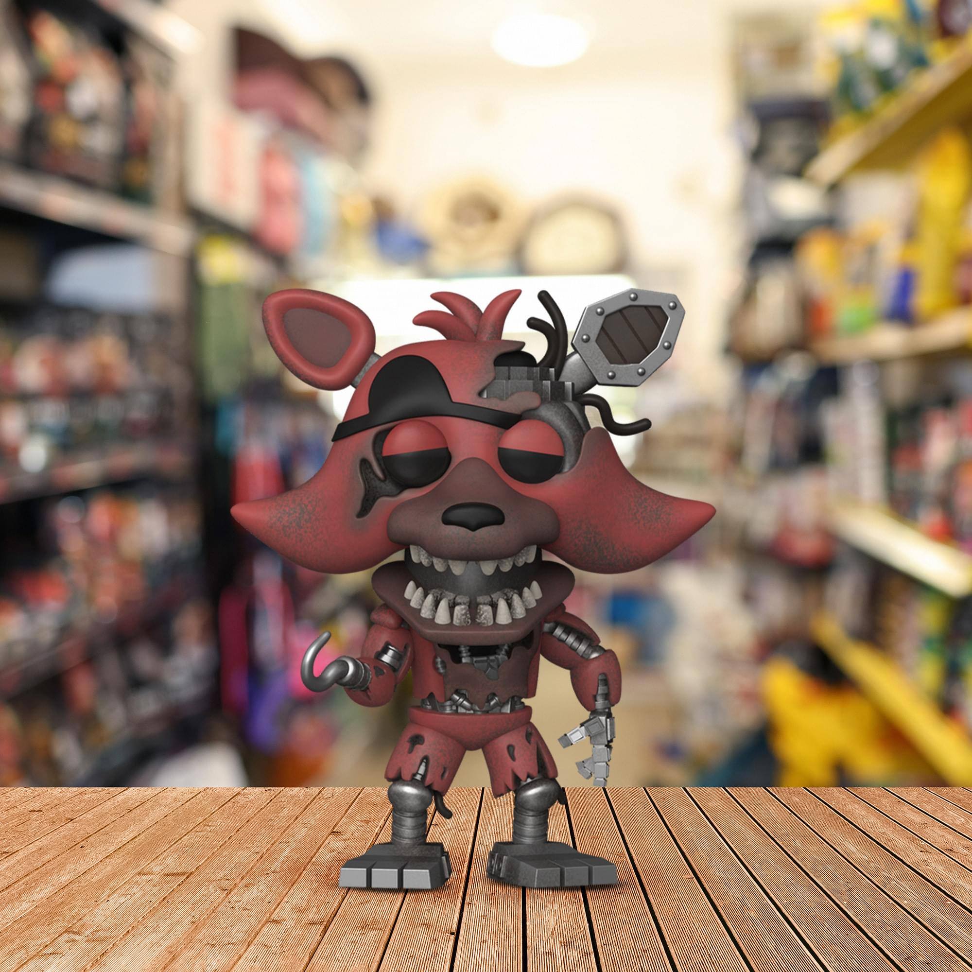 Alt View 2. Funko - FUNKO POP! Games: Five Nights at Freddy's - Withered Foxy (FNAF)   - COLLECTIBLES - Multicolor.