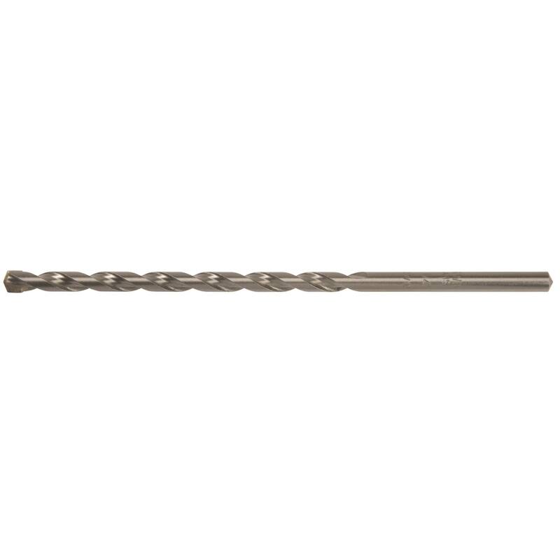 Angle. Irwin - Irwin 1/4  X 6  L Chrome Vanadium Steel Percussion Drill Bit Straight Shank 1 pk.