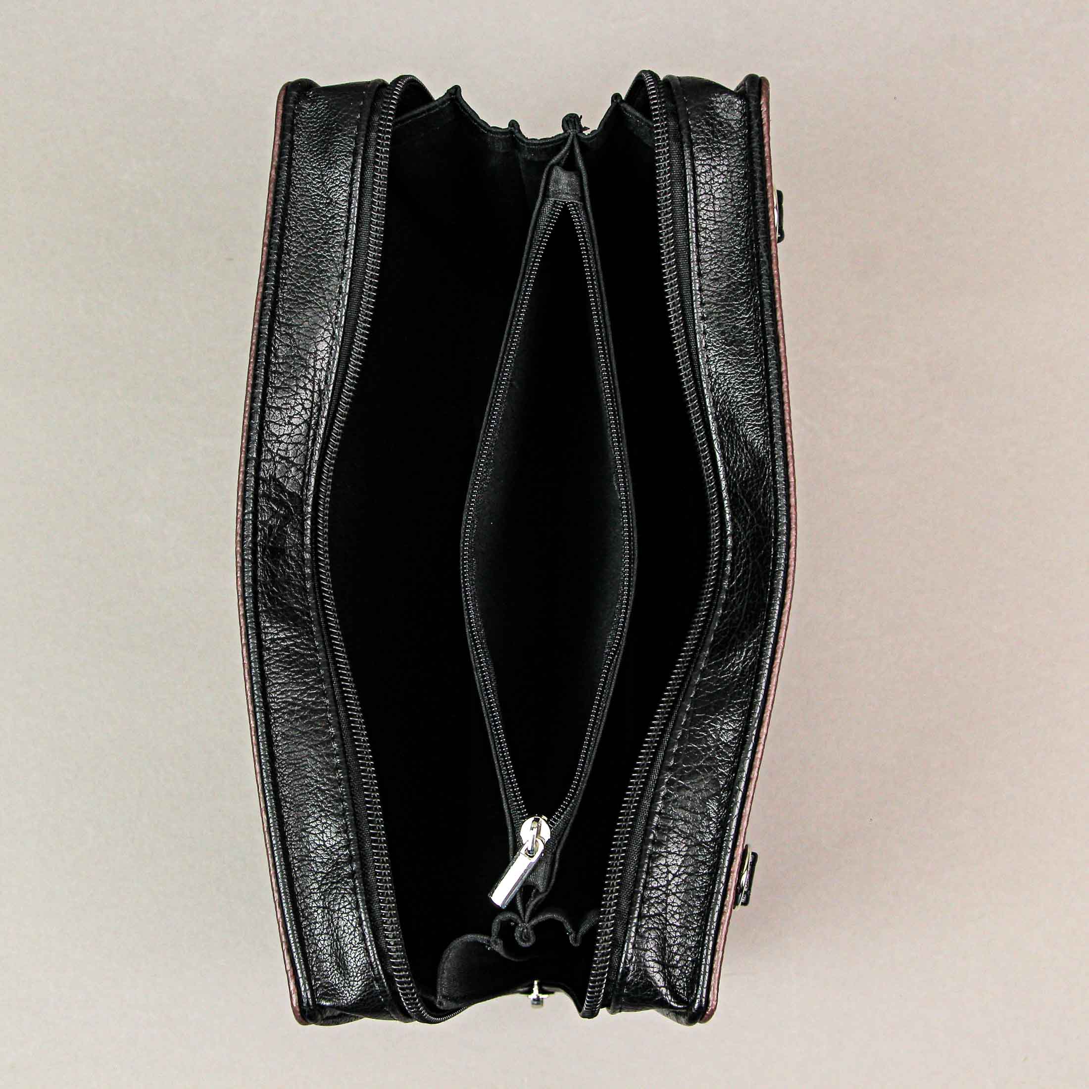 Alt View 6. Things2Die4 - Vinyl Phantom Of The Opera Book Handbag Novelty Clutch Purse Crossbody Bag - Multicolored.