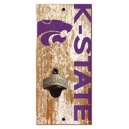 Fan Creations - Kansas State Wildcats Distressed Bottle Opener - Multicolor