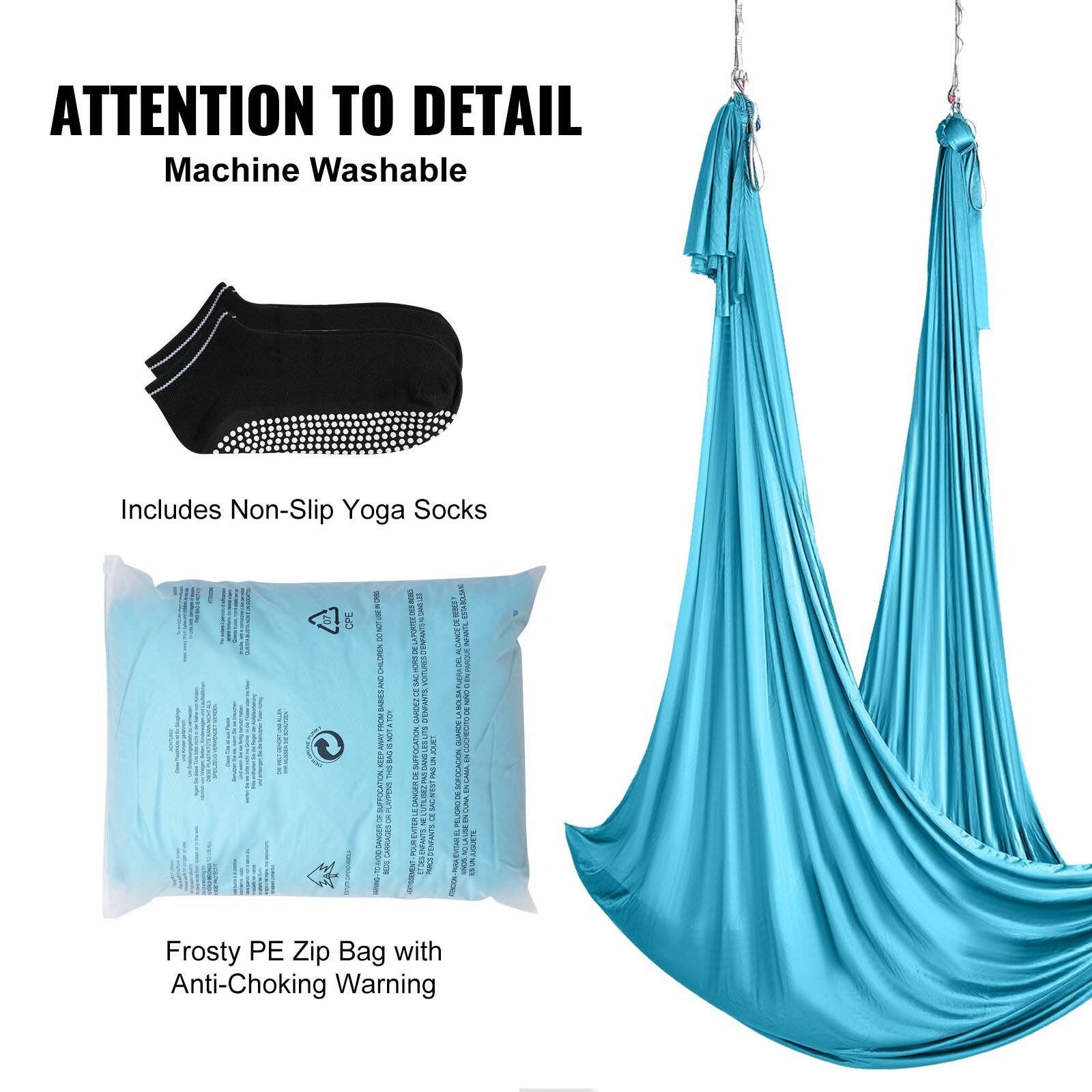 ATTENTION TO DETAIL  
Machine Washable  

Includes Non-Slip Yoga Socks  

Frosty PE Zip Bag with Anti-Choking Warning