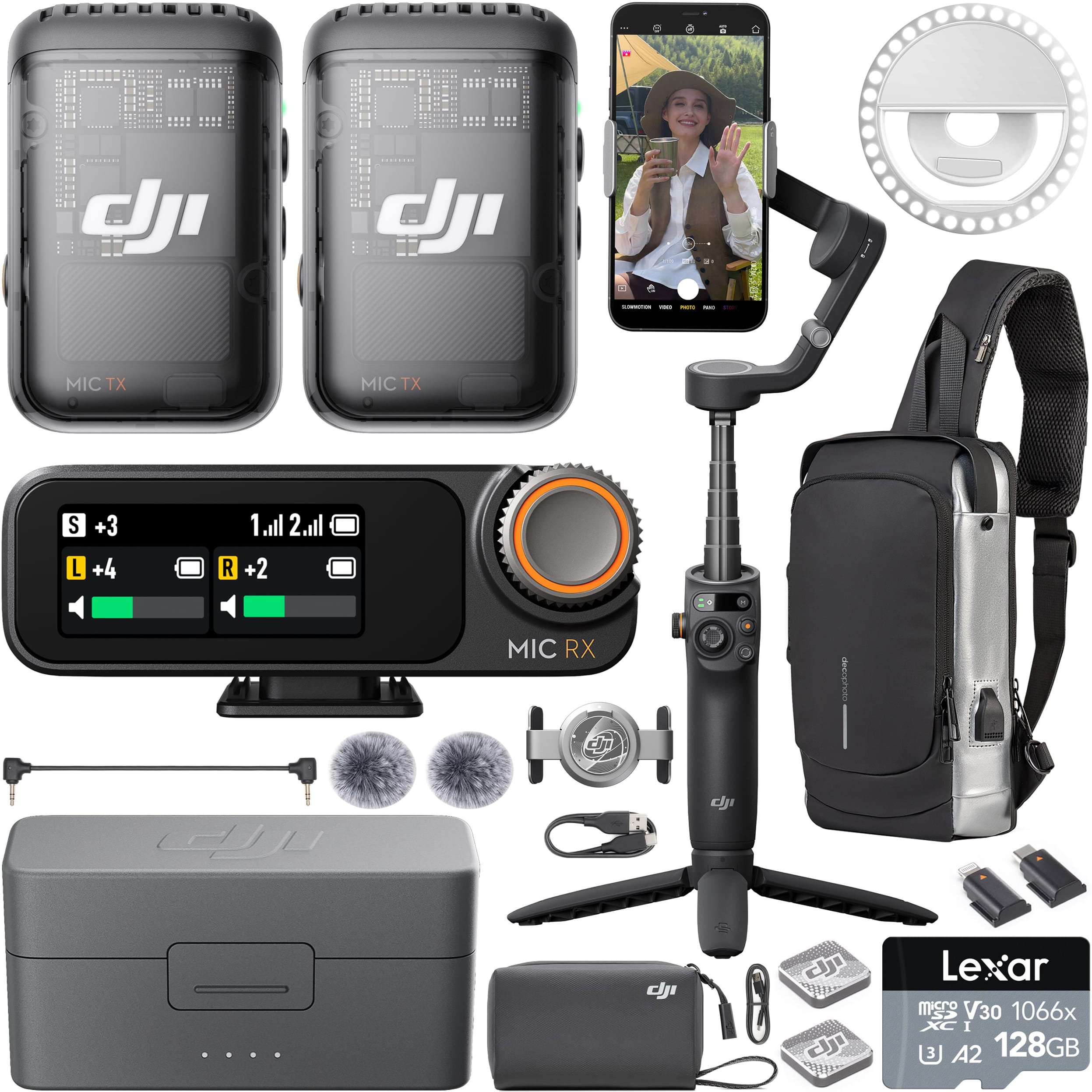 DJI MIC セット DJI MIC 2 エントリーセット トランスミッター1台 レシーバー1台