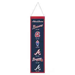 WinCraft - Atlanta Braves 8" x 32" Evolution Banner - Multicolor