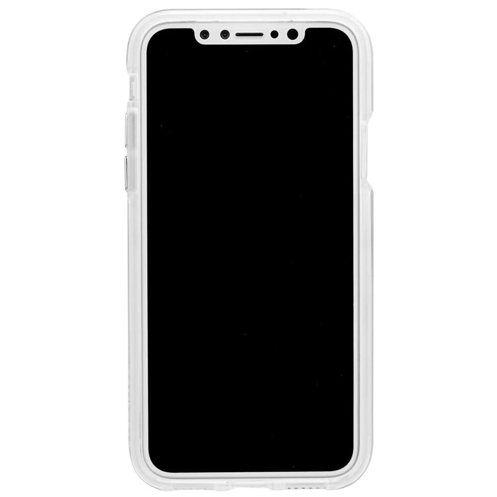 Back. Case-Mate - iPhone X Case - TOUGH CLEAR - Ultra Protective - 10 ft Drop Protection - Slim Design - Apple iPhone 10 - Clear - Clear.