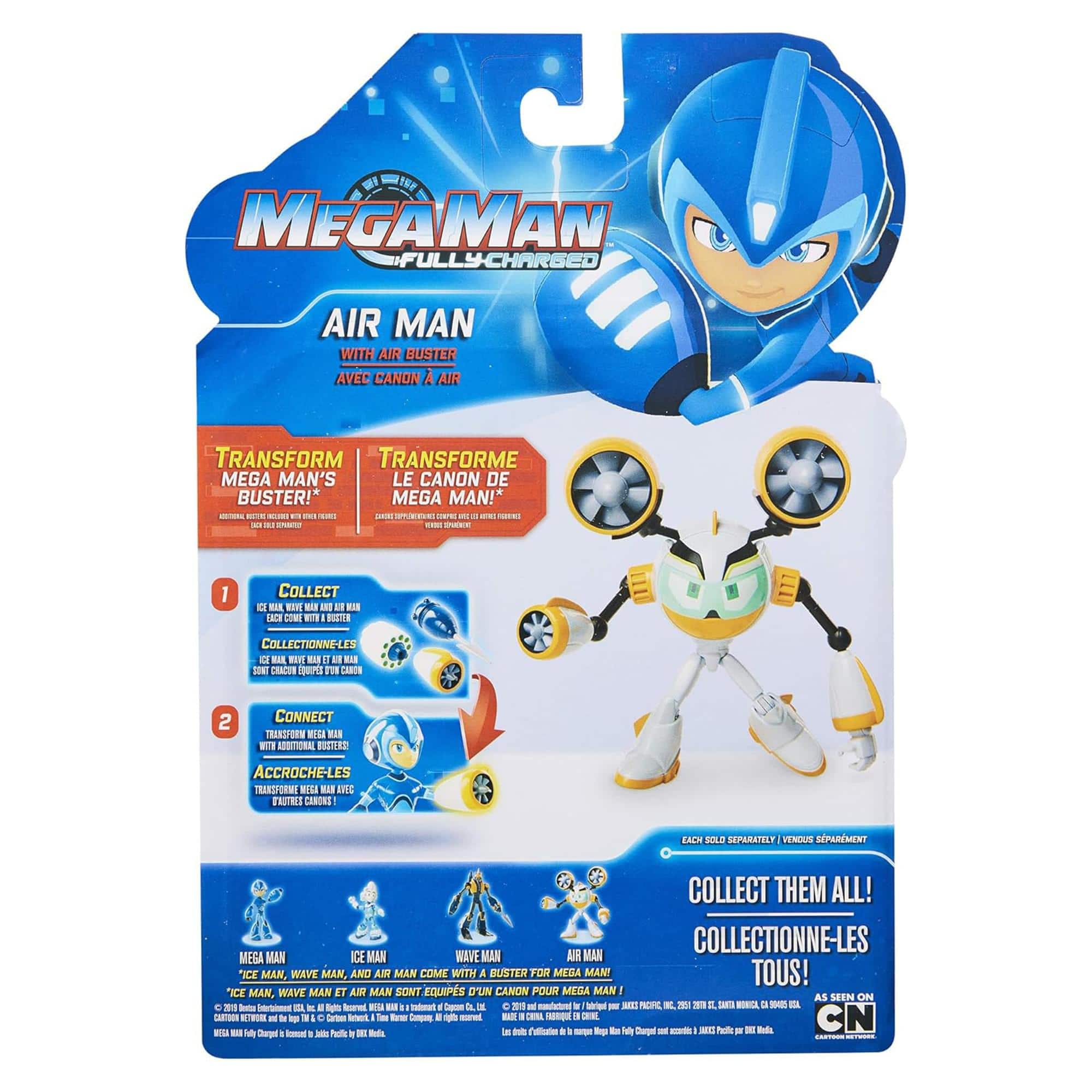 Jakks Pacific Mega Man: Fully Charged 5 Inch Action Figure | Air