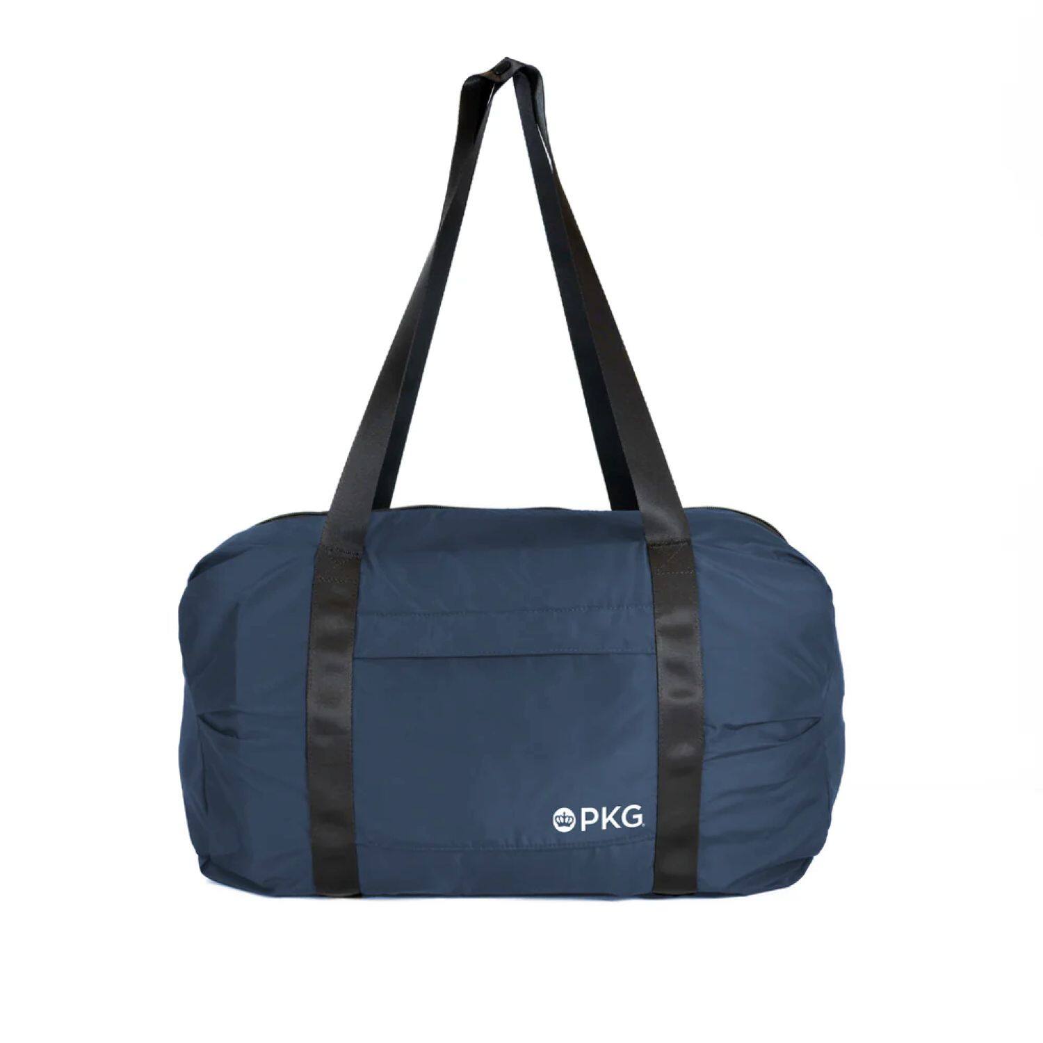 Back. PKG - Umiak Recycled Packable Duffle Bag - Navy.