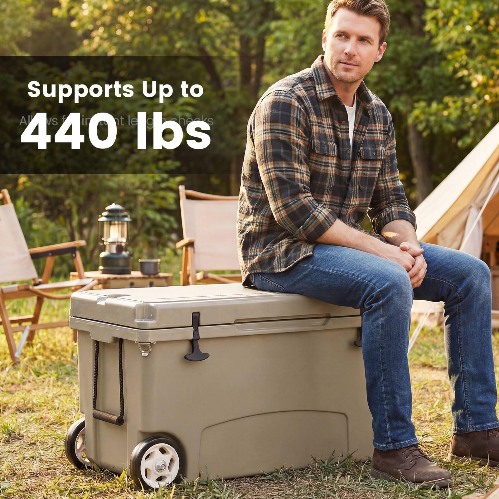 Supports Up to 440 lbs