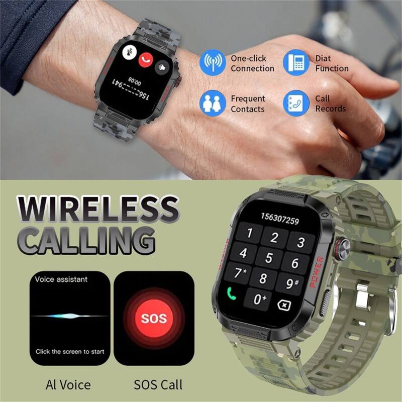 80:00  
156::941  
156  
One-click Connection  
Diat Function  
Frequent Contacts  
Call Records  
WIRELESS CALLING  
Voice assistant  
sos  
156307259  
1 2 3 4 5 6 7 *  
POWER 8 9 # 0 + x  
Click the screen to start  
AI Voice  
SOS Call