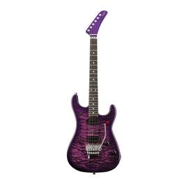 EVH - 5150 Deluxe QM Series 6-String Electric Guitar (Right-Handed, Purple Daze)