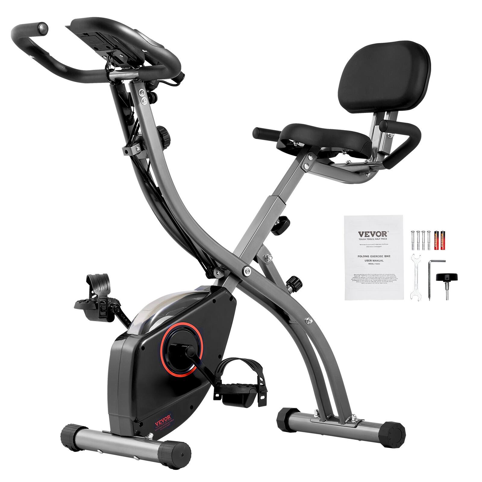 VEVOR

FOLDING EXERCISE BIKE
USER MANUAL
ENGLISH

VEVOR
