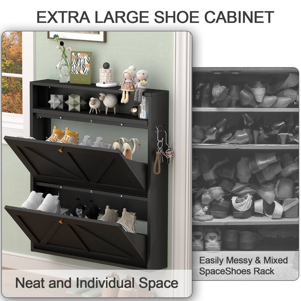 EXTRA LARGE SHOE CABINET

Easily Messy & Mixed Space Shoes Rack

Neat and Individual Space