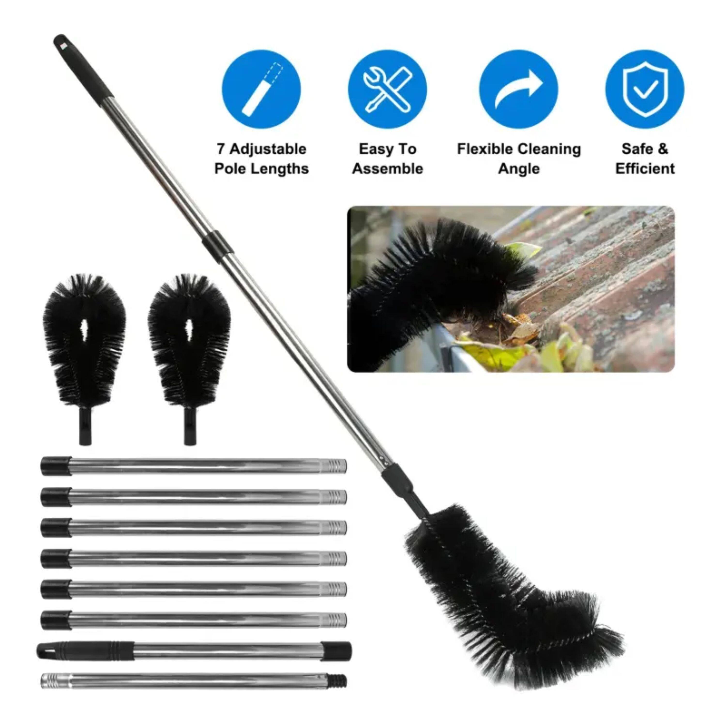 7 Adjustable Pole Lengths  
Easy To Assemble  
Flexible Cleaning Angle  
Safe & Efficient