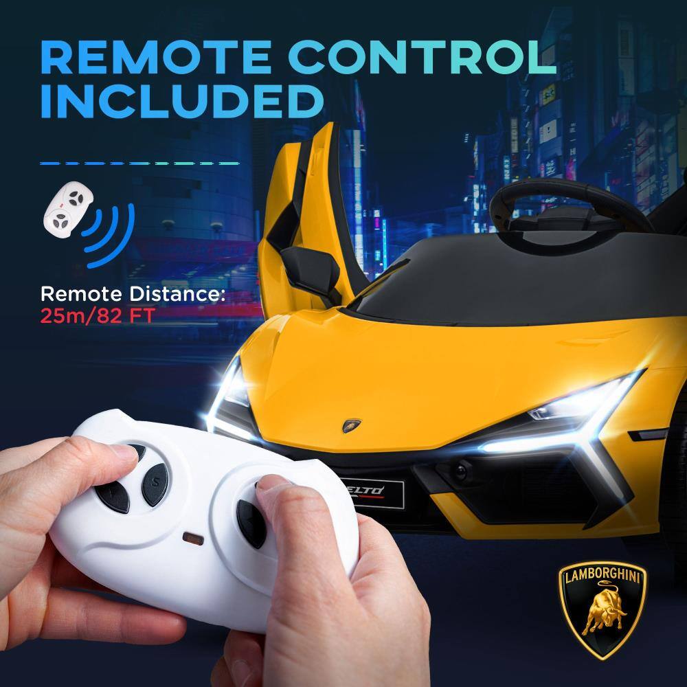 REMOTE CONTROL INCLUDED

Remote Distance: 25m/82 FT

LAMBORGHINI