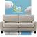 Front. Serta - Palisades Modern 3-Seat - Straight Arm - Fabric Sofa - 73" - Light Gray.