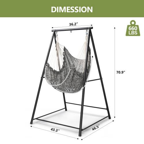 DIMENSION  
36.2"  
660 LBS  
70.9"  
51.2"  
59.1"  
43.3"  
46.5"